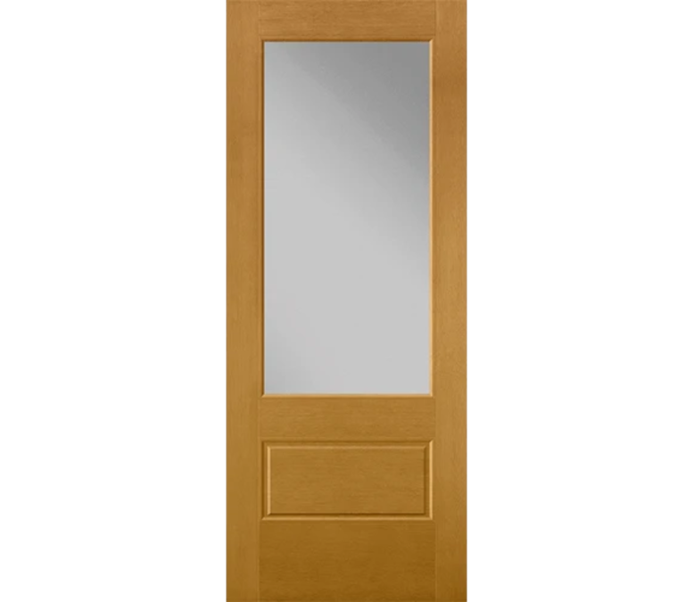 Wilkes-Barre 3 Quaters Light Fiberglass Entry Door