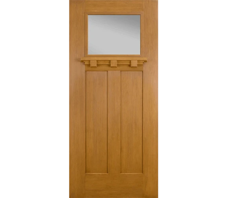 Wilkes-Barre Craftsman Light Fiberglass Entry Door