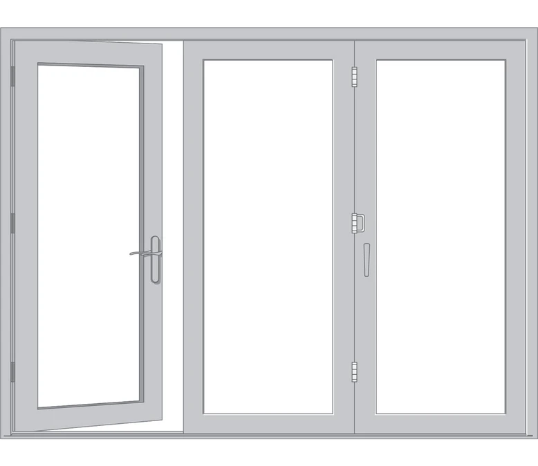 Wilkes-Barre Pella Architect Reserve Series Contemporary Bifold Patio Door