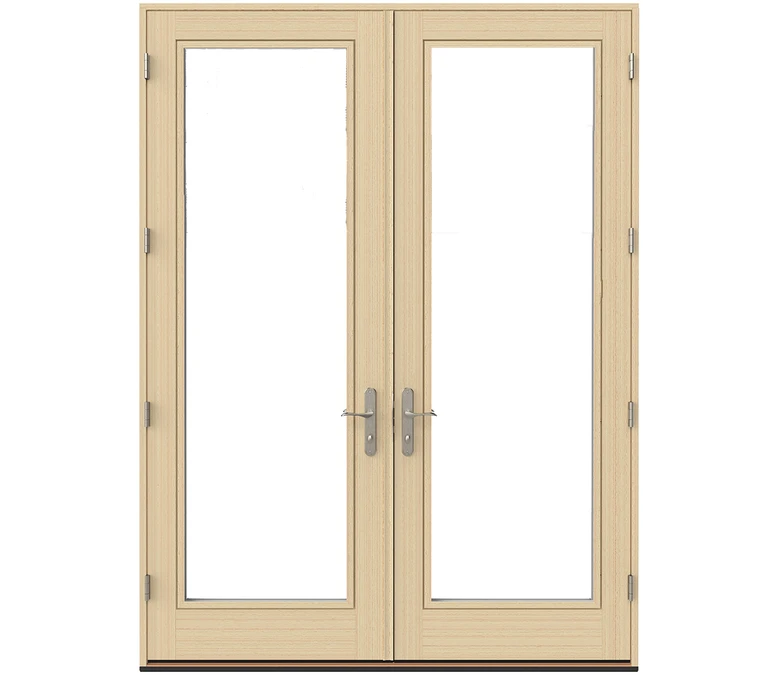 Wilkes-Barre Pella Lifestyle Series Wood Double Hinged Patio Doors