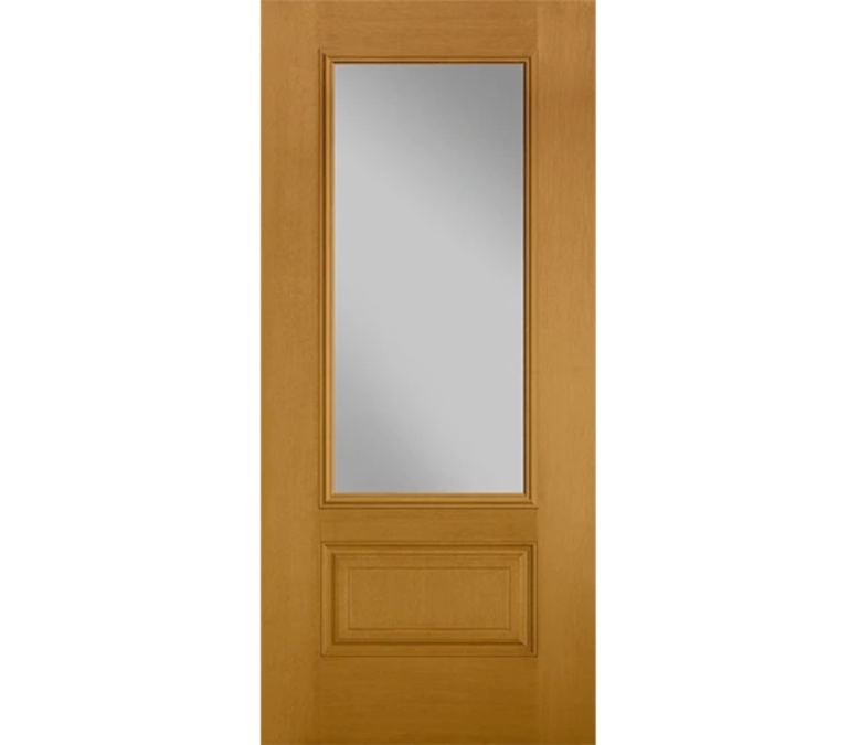 Wilkes-Barre Three Quaters light Fiberglass Entry Door