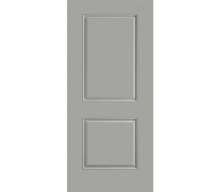 Wilkes-Barre Two Panel Square Fiberglass Entry Door